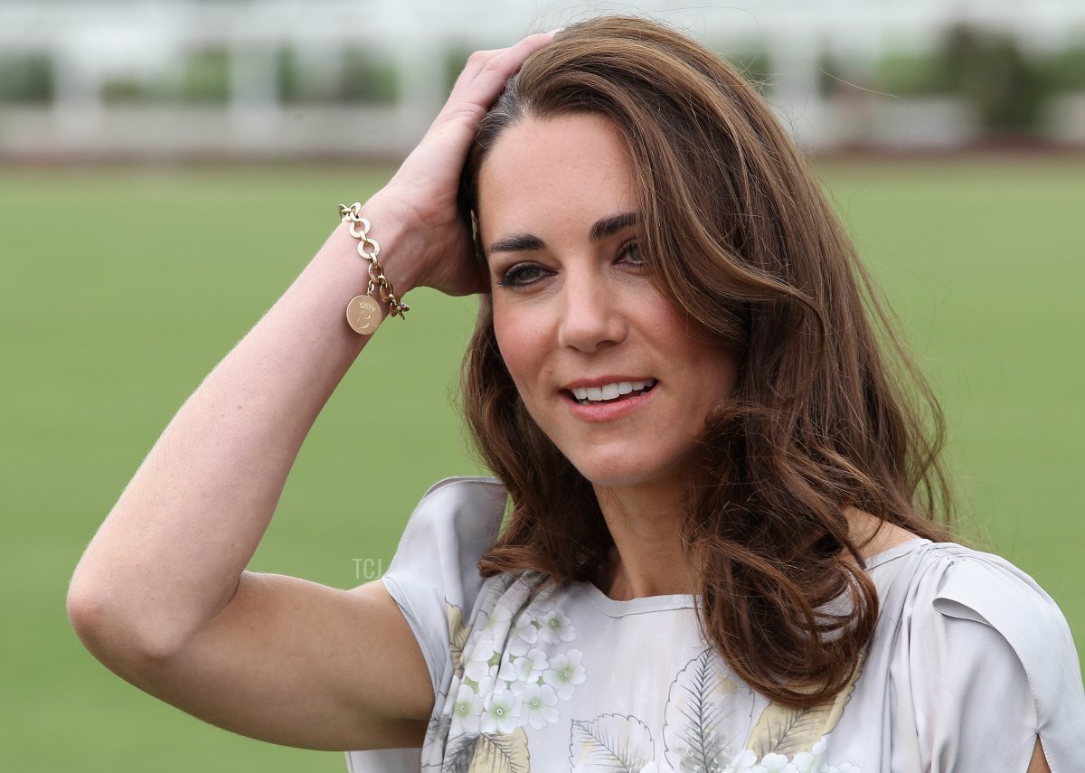 Catherine, Duchess of Cambridge arrives at Santa Barbara Racquet and Polo Club for a Foundation Polo Challenge that benefits the American Friends of the Foundation of Prince William and Prince Harry on July 9, 2011 in Santa Barbara, California