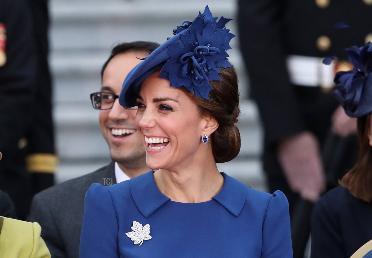 Catherine, Duchess of Cambridge attends the Official Welcome Ceremony for the Royal Tour at the British Columbia Legislature on September 24, 2016 in Victoria, Canada