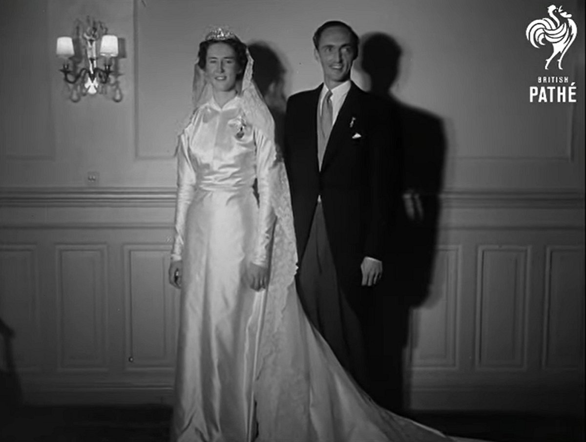 Archduke Robert and Archduchess Margherita on their wedding day