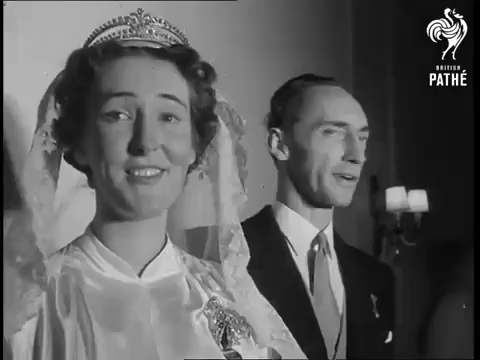 Archduke Robert and Archduchess Margherita on their wedding day