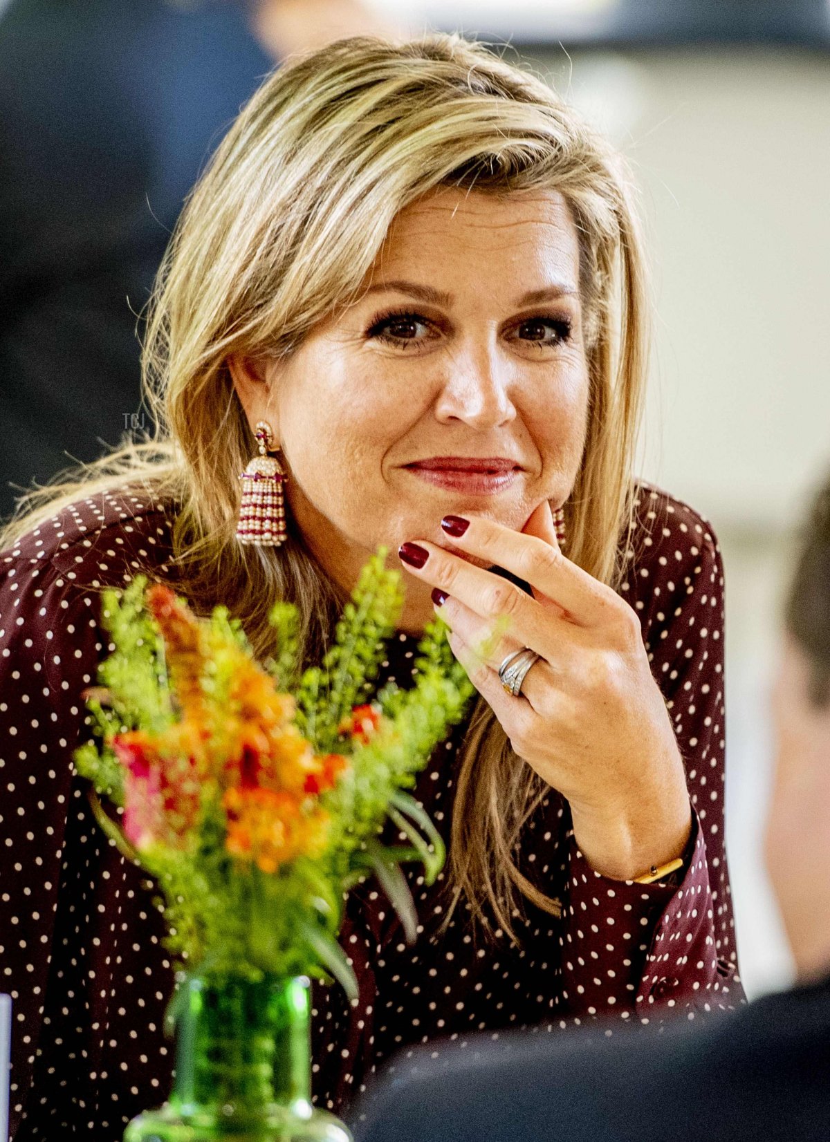 Dutch Queen Maxima (L) attends the nlgroeit, an entrepreneurs forum, in Apeldoorn, on September 19, 2019