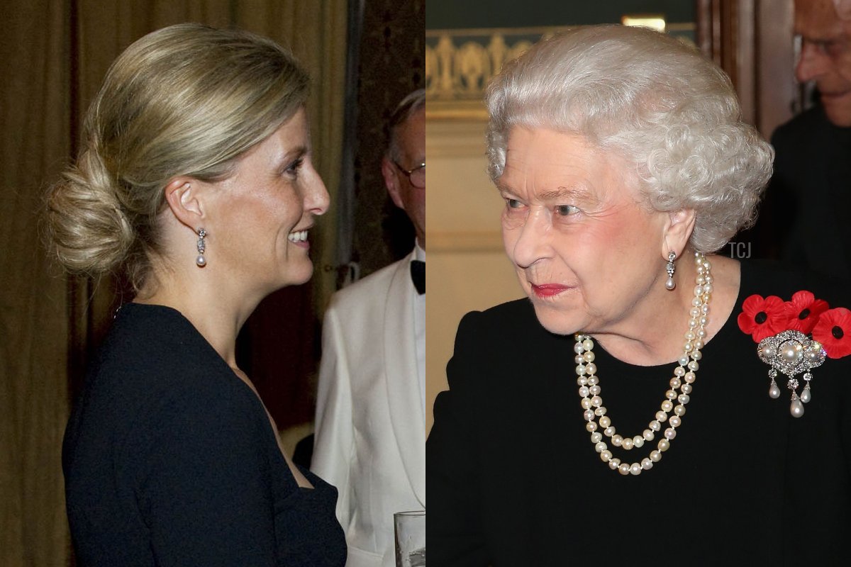 The Countess of Wessex attends the 200th Anniversary Celebration of The Rifles, October 2012/Queen Elizabeth II arrives at the Royal Albert Hall during the Annual Festival of Remembrance on November 7, 2015 in London, England