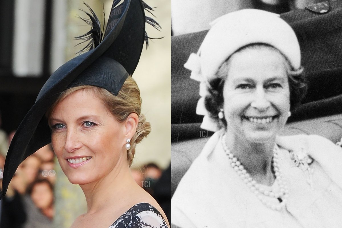 Prince Edward and Countess Sophie of Wessex attend the wedding ceremony of Prince Guillaume Of Luxembourg and Princess Stephanie of Luxembourg at the Cathedral of our Lady of Luxembourg on October 20, 2012 in Luxembourg/Elizabeth II and Prince Philip after Silver Jubilee, 1977