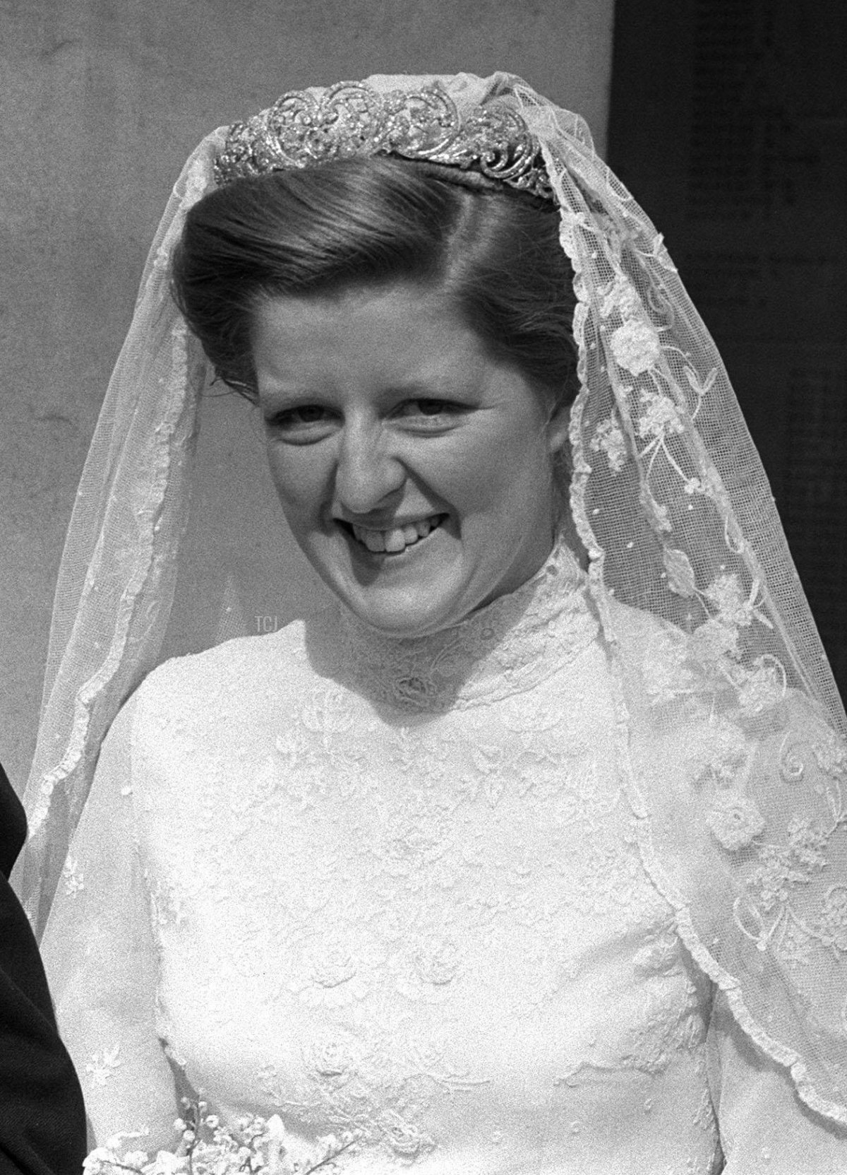 Lady Jane Spencer on her wedding day, 1978