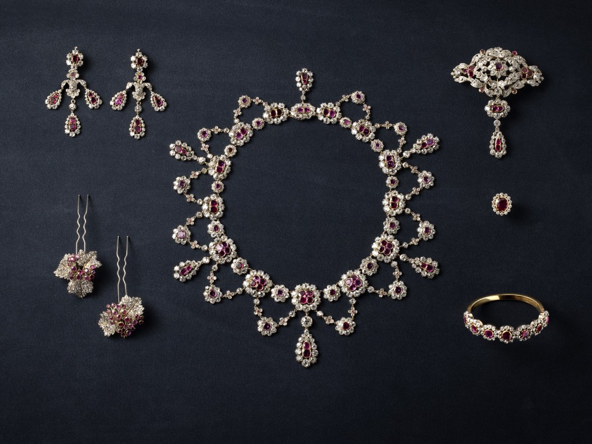 The Danish Ruby Parure