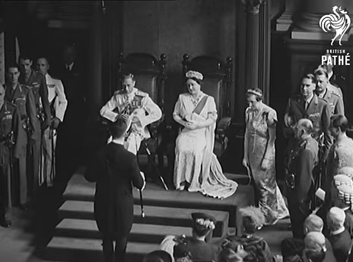 Visit to Parliament in Cape Town, 1947