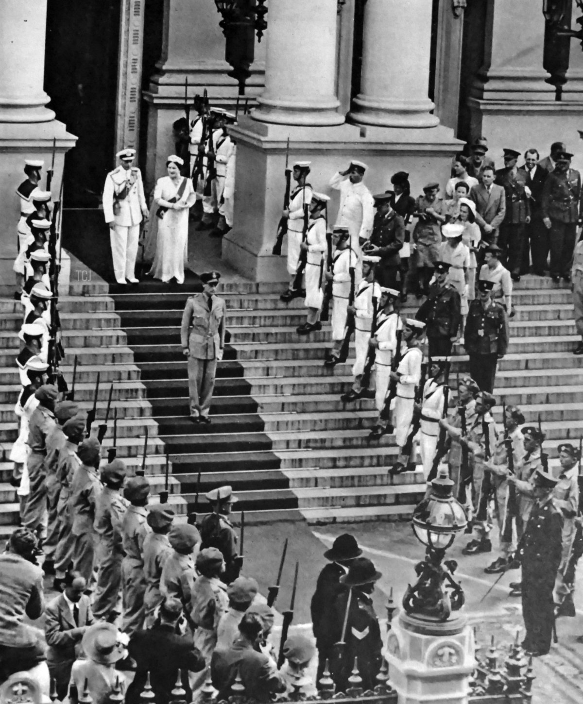 Visit to Parliament in Cape Town, 1947