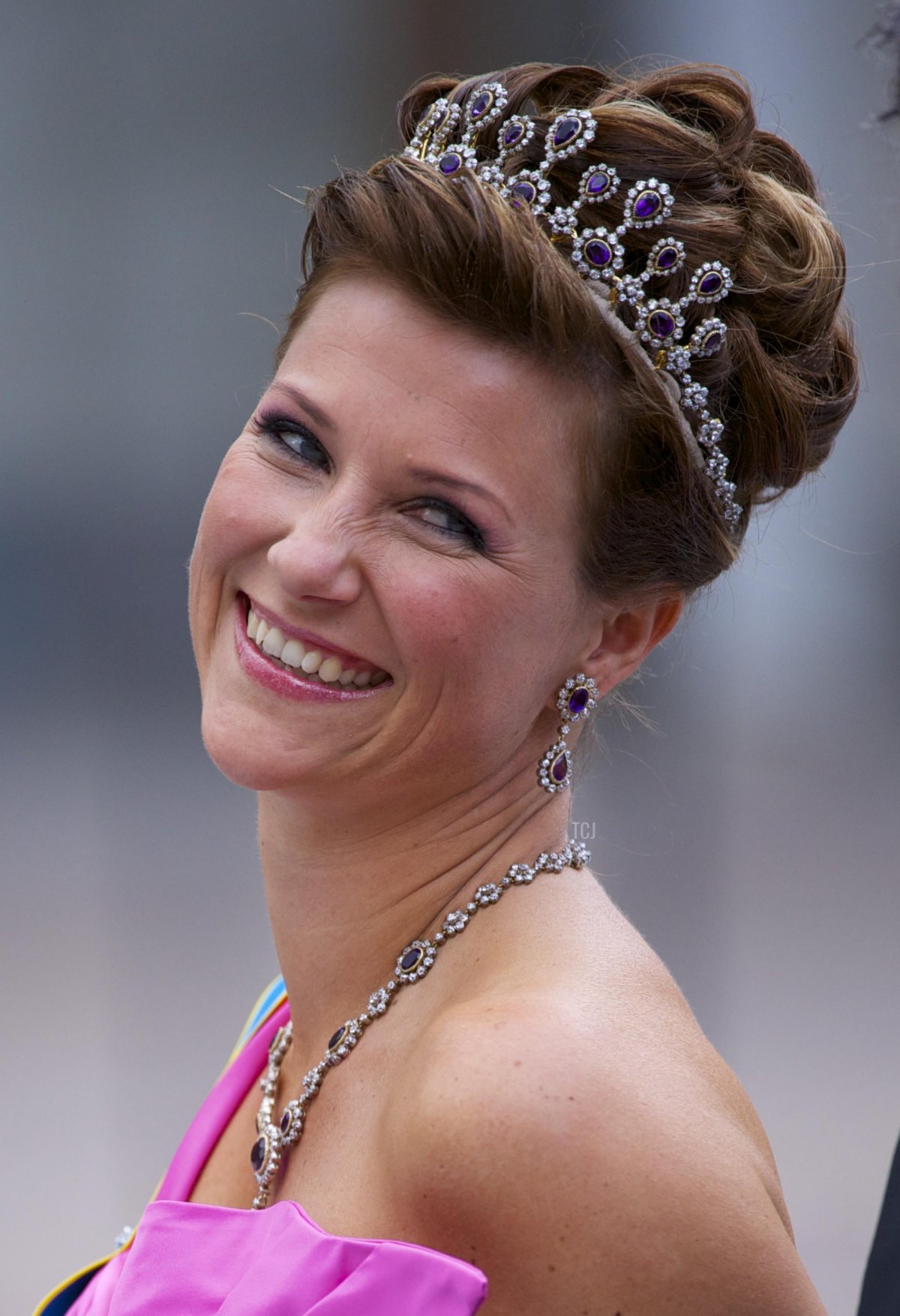 Princess Martha Louise of Norway and husband Mr Ari Behn attend the Wedding of Crown Princess Victoria of Sweden and Daniel Westling on June 19, 2010 in Stockholm, Sweden