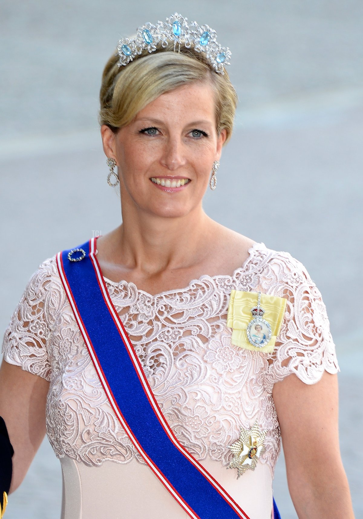 Sophie, Countess of Wessex attends the wedding of Princess Madeleine of Sweden and Christopher O'Neill hosted by King Carl Gustaf XIV and Queen Silvia at The Royal Palace on June 8, 2013 in Stockholm, Sweden