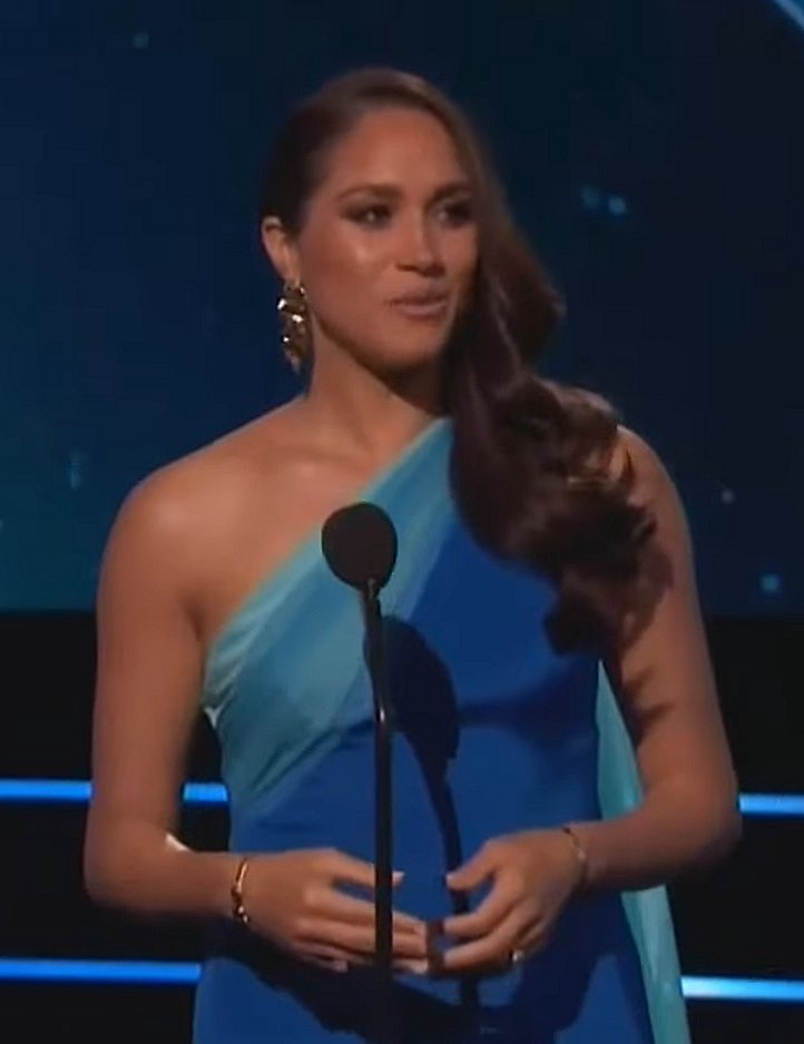 The Duke and Duchess of Sussex at the NAACP Image Awards, Feb 2022