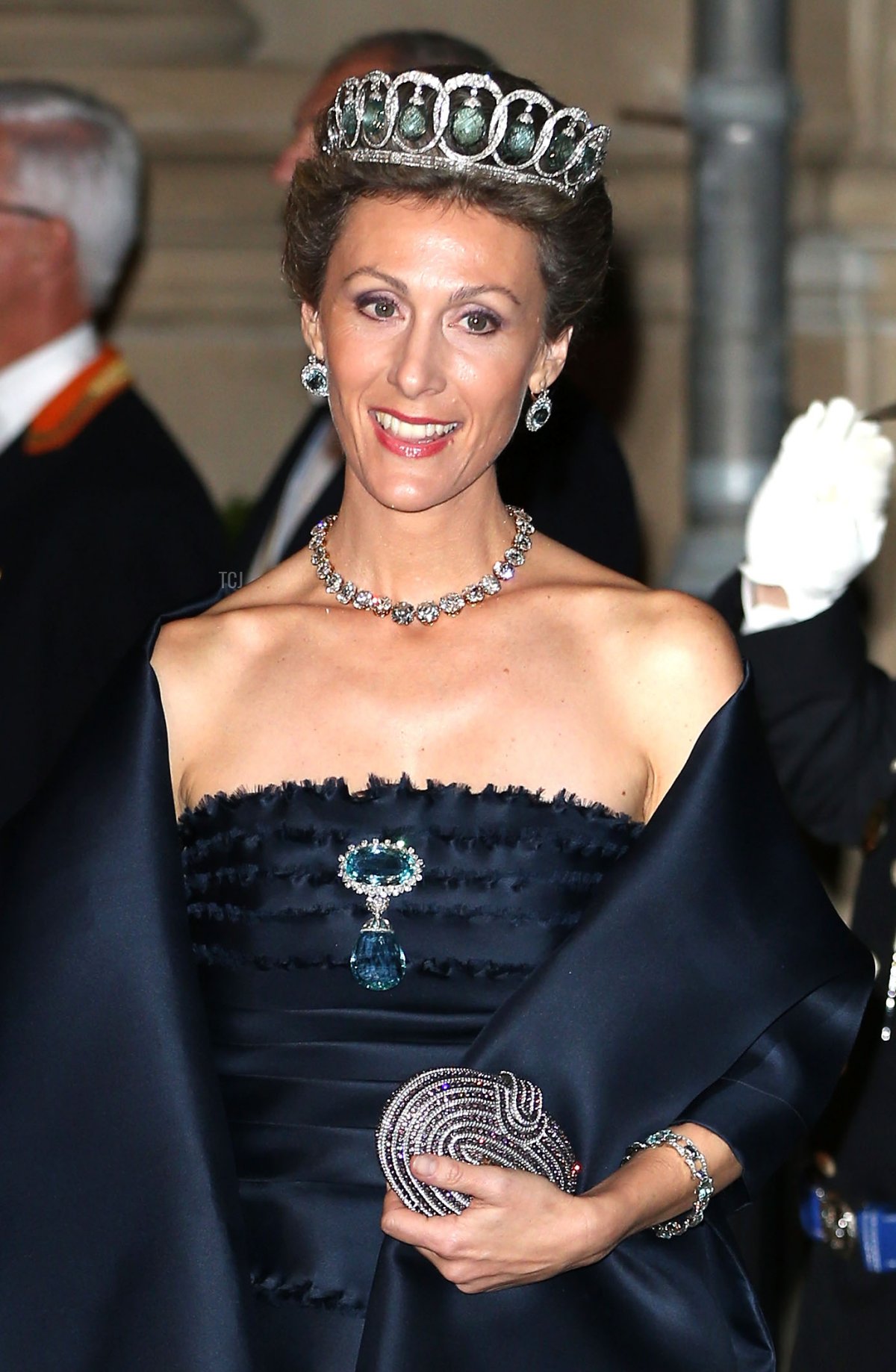 Prince Guillaume of Luxembourg and Princess Sibilla of Luxembourg attend the Gala dinner for the wedding of Prince Guillaume Of Luxembourg and Stephanie de Lannoy at the Grand-ducal Palace on October 19, 2012 in Luxembourg