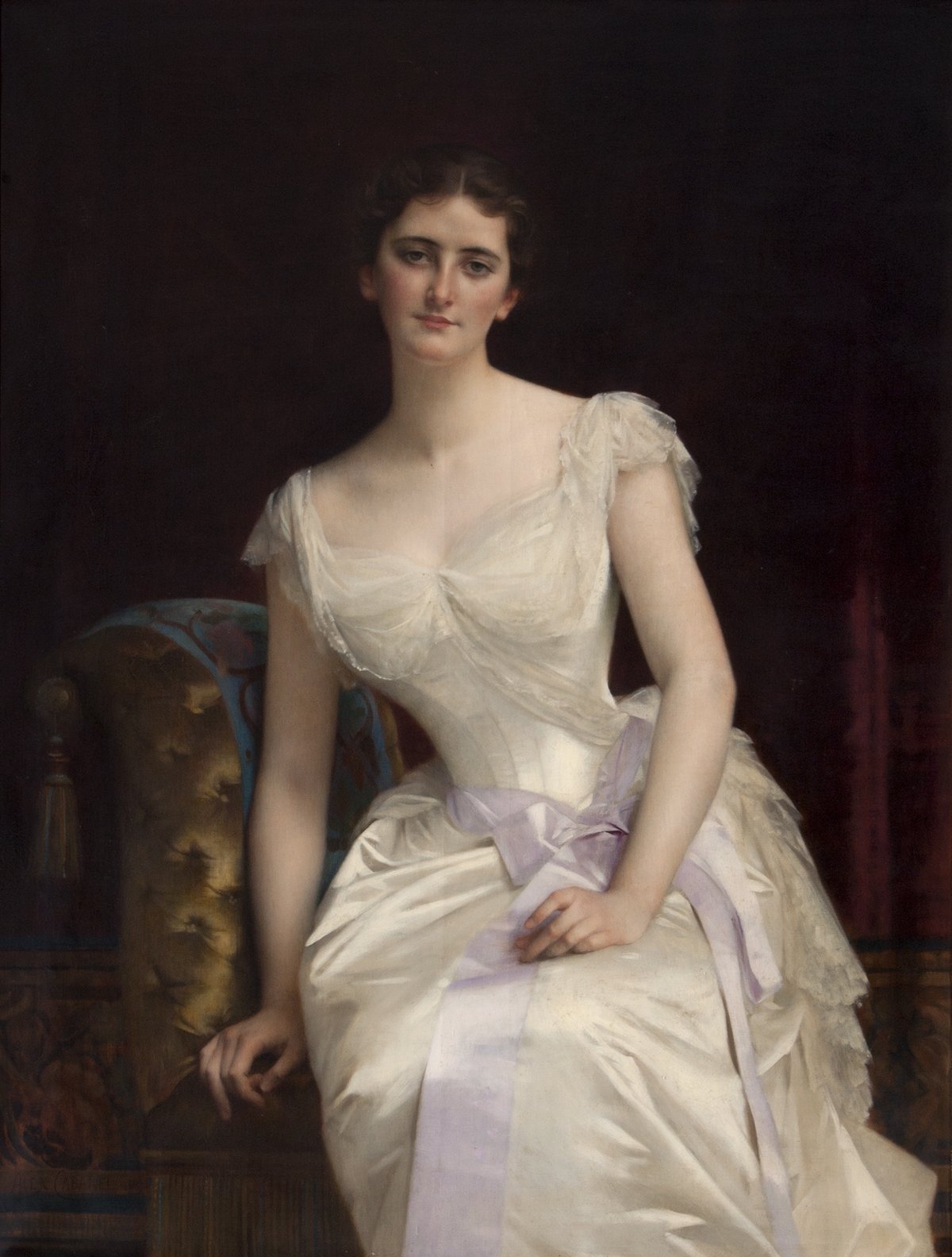 Portrait of Mary Victoria Leiter, the later Lady Curzon of Kedleston, Vicereine of India, 1887