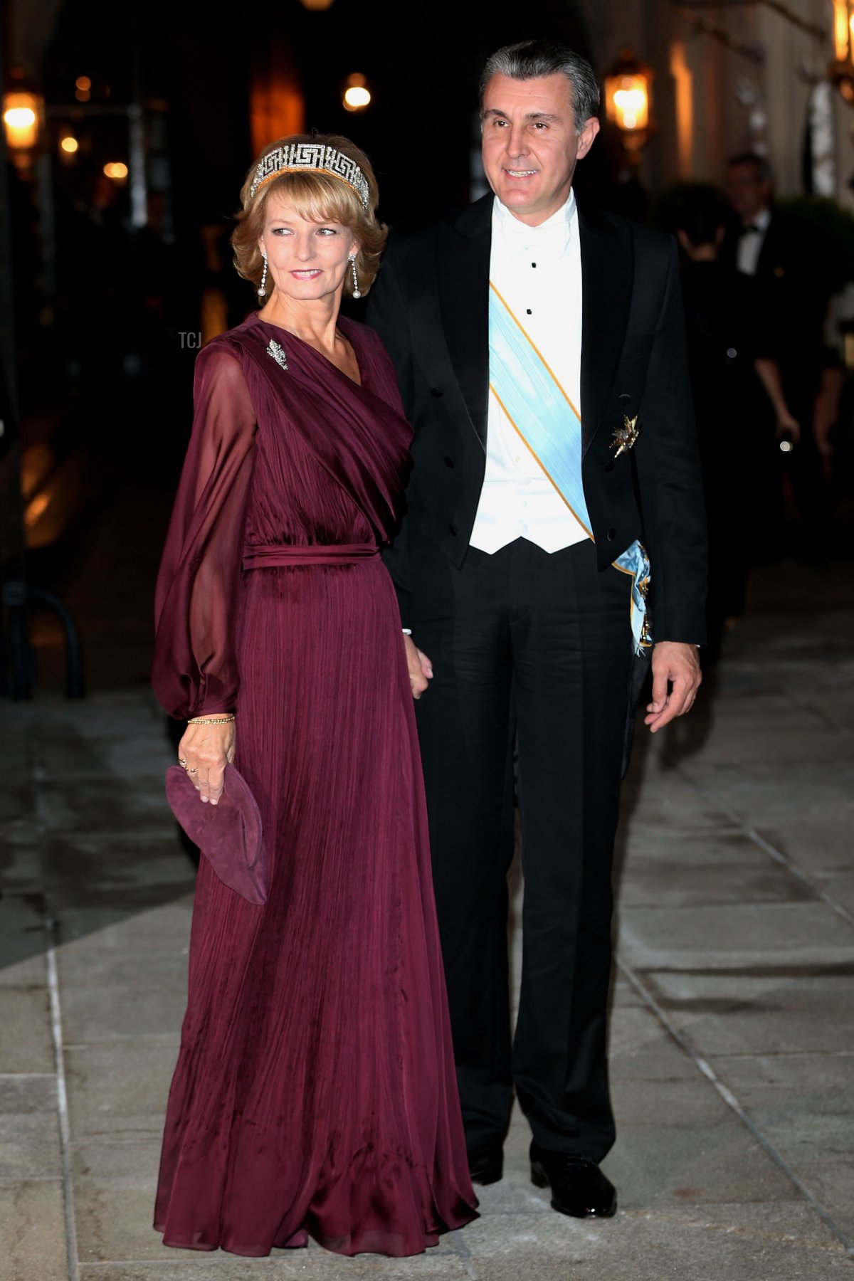 Princess Margarita of Romania and Prince Radu of Romania attend the Gala dinner for the wedding of Prince Guillaume Of Luxembourg and Stephanie de Lannoy at the Grand-ducal Palace on October 19, 2012 in Luxembourg