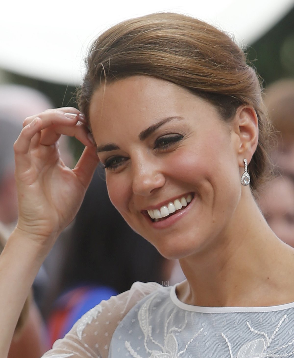 Catherine, Duchess of Cambridge smiles during a tea party at the British High Commission on day 4 of Prince William, Duke of Cambridge and Catherine, Duchess of Cambridge's Diamond Jubilee Tour of the Far East on September 14, 2012 in Kuala Lumpur, Malaysia
