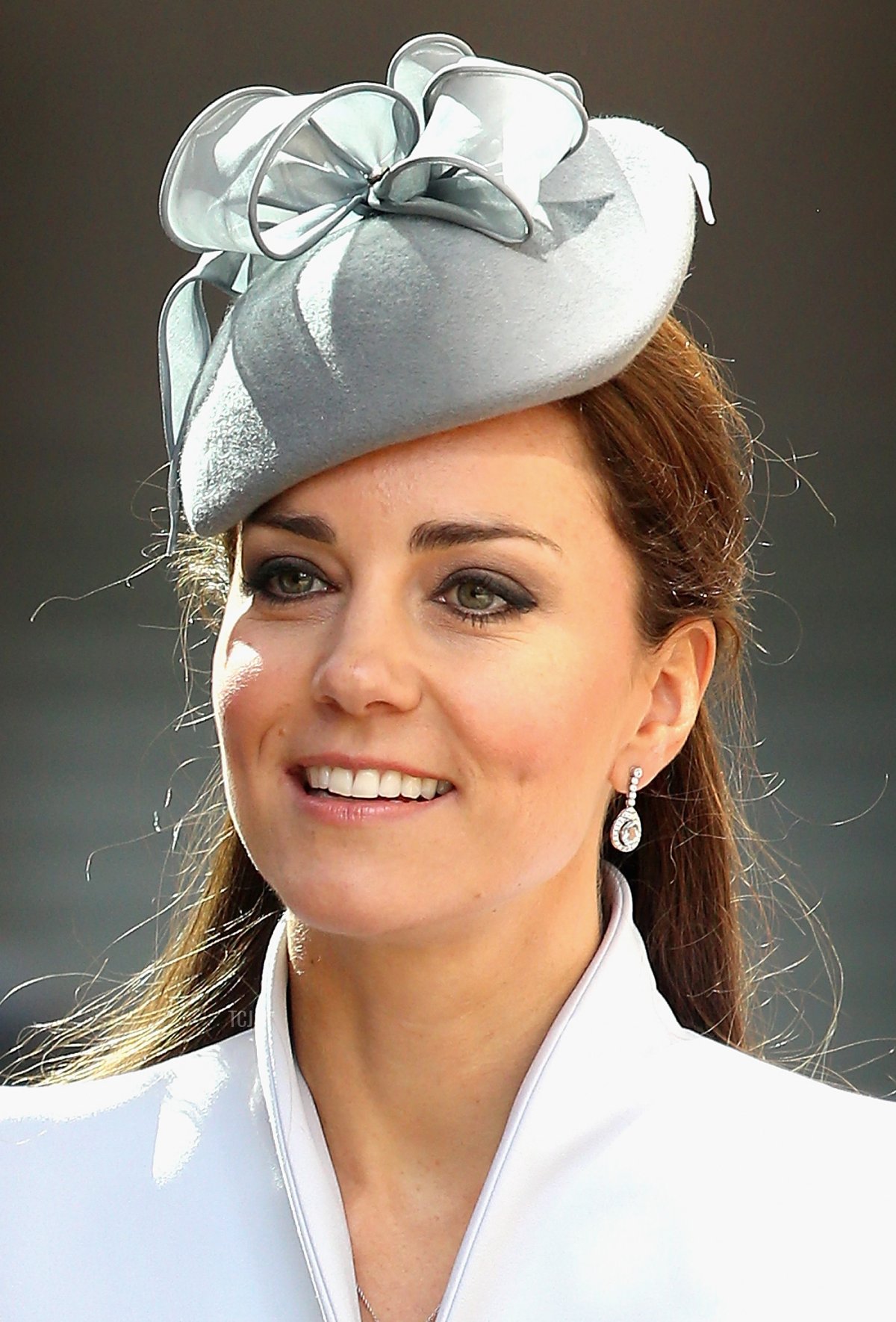 Catherine, Duchess of Cambridge arrives at St Andrew's Cathedral for Easter Sunday Service on April 20, 2014 in Sydney, Australia