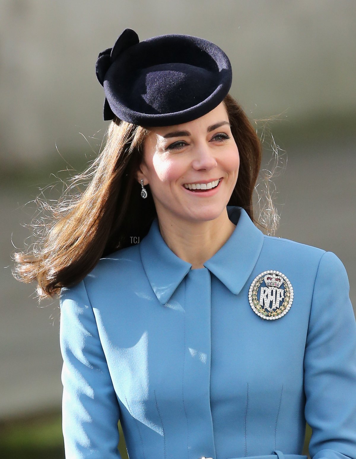 Catherine, Duchess of Cambridge attends the 75th Anniversary of the RAF Air Cadets at St Clement Danes Church on February 7, 2016 in London, England