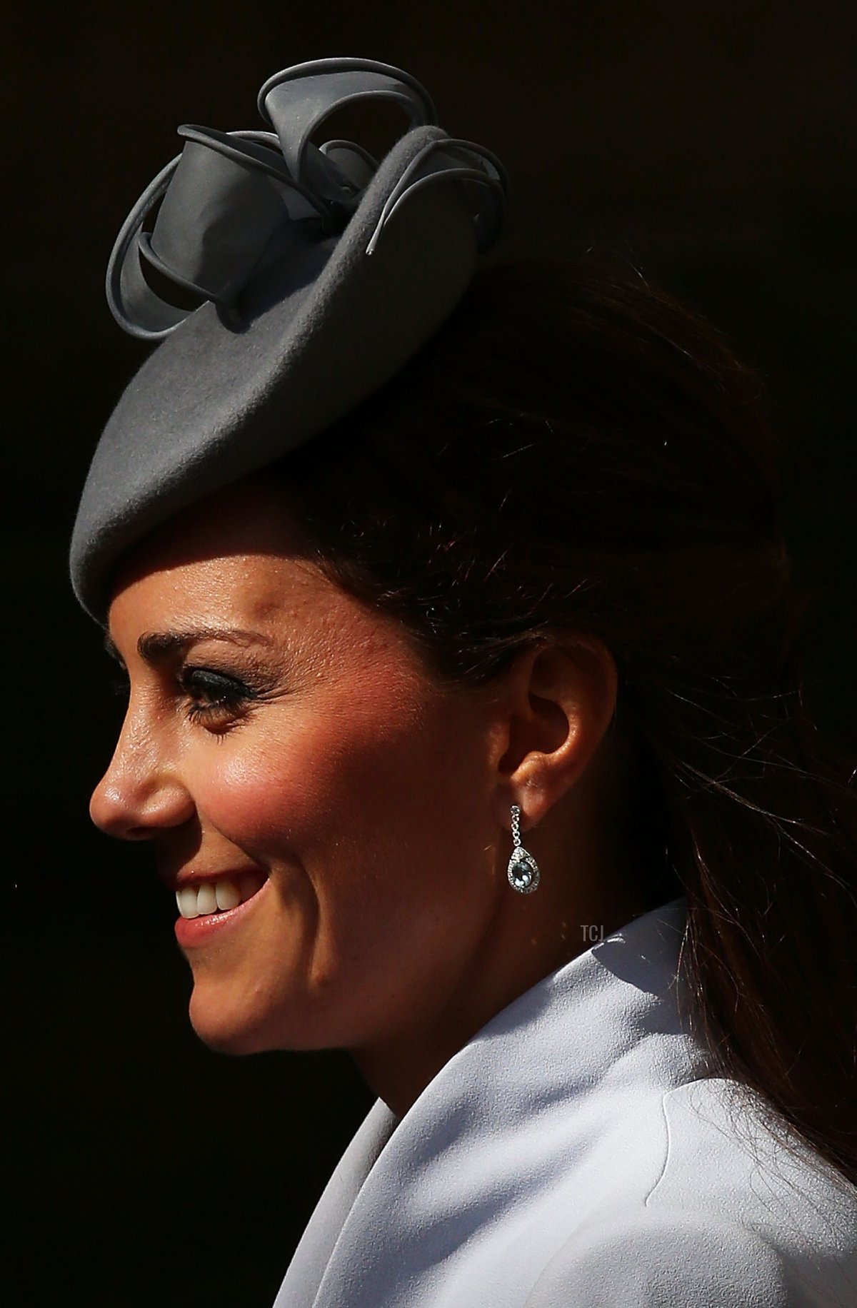 Catherine, Duchess of Cambridge arrives at St Andrew's Cathedral for Easter Sunday Service on April 20, 2014 in Sydney, Australia