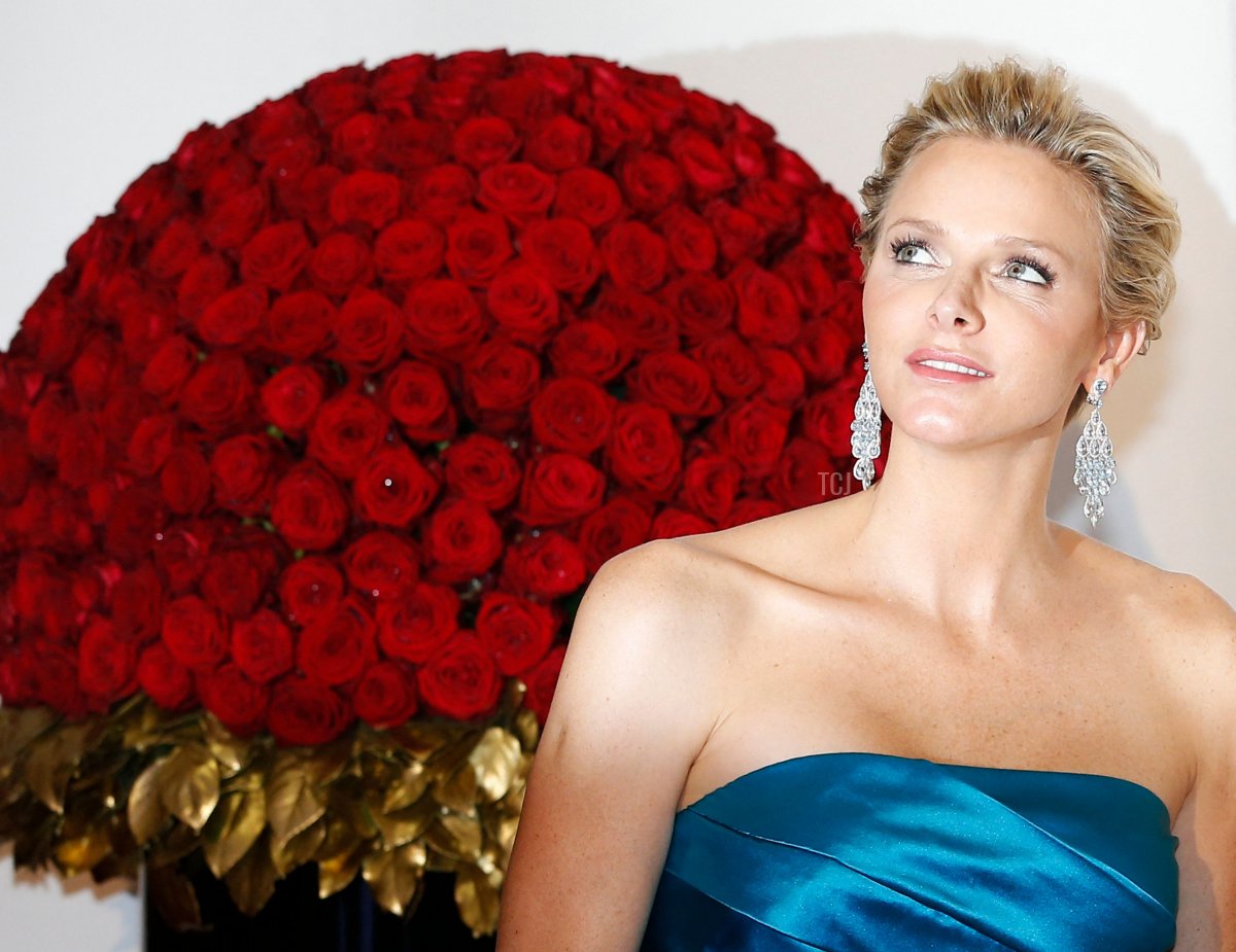 Princess Charlene of Monaco arrives to attend the 65th annual Red Cross Gala, on August 2, 2013, in Monaco