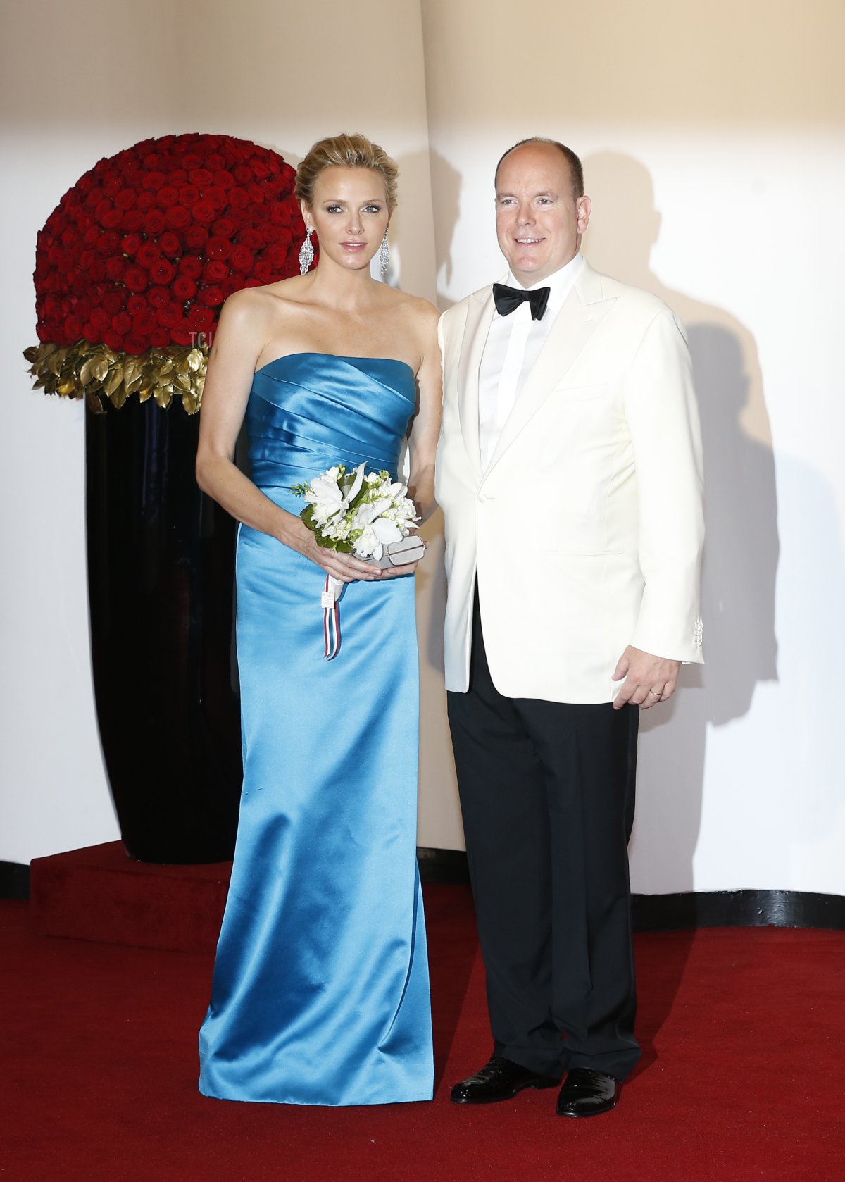 Princess Charlene of Monaco arrives to attend the 65th annual Red Cross Gala, on August 2, 2013, in Monaco