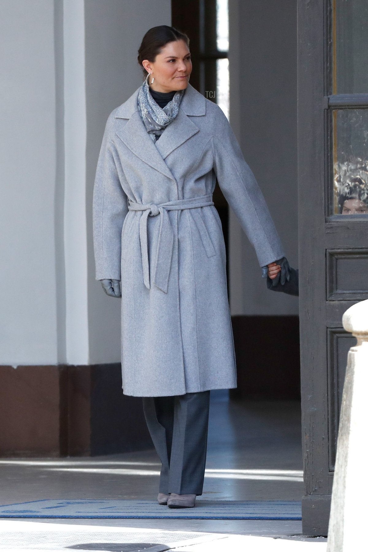 Crown Princess Victoria of Sweden attends the Crown Princess' Name Day celebrations at the Stockholm Royal Palace on March 12, 2022 in Stockholm, Sweden