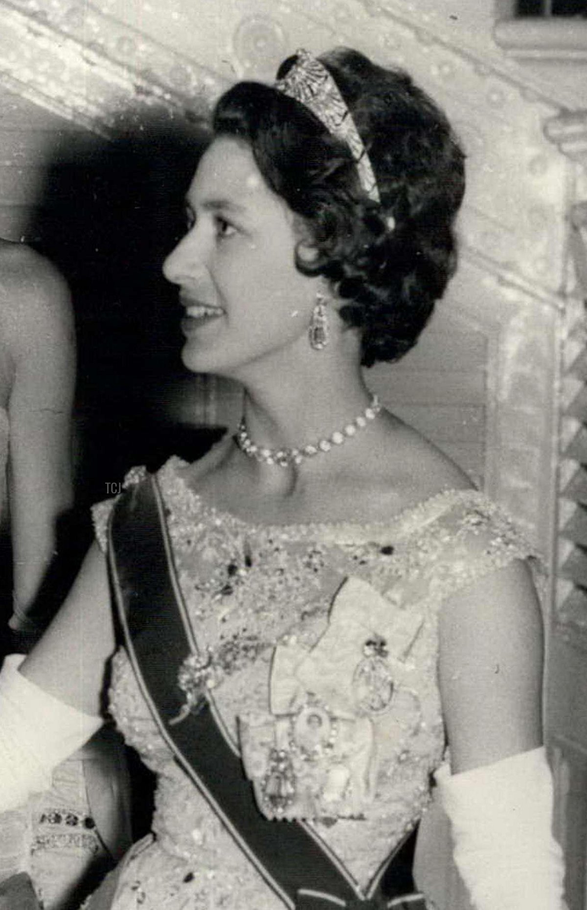 Apr. 25, 1958 - Princess Margaret's West Indies Tour. Attends Dinner At Port Of Spain