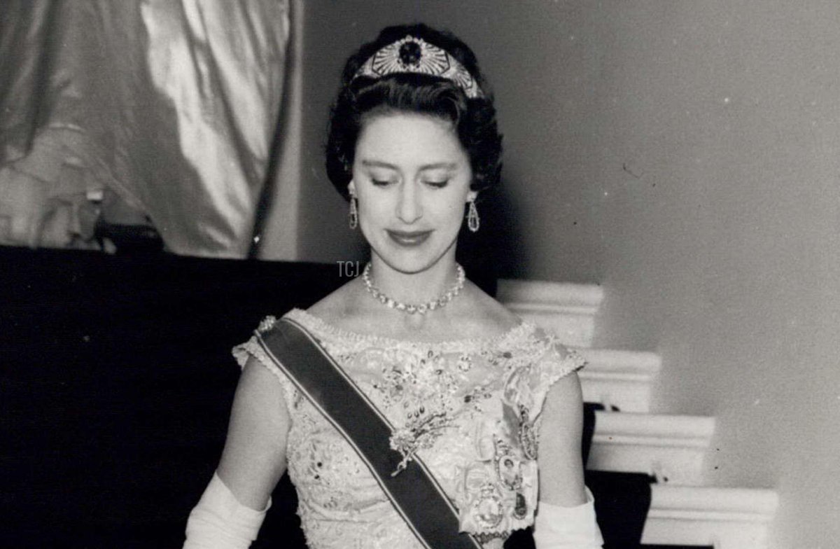 Apr. 25, 1958 - Princess Margaret's West Indies Tour. Attends Dinner At Port Of Spain