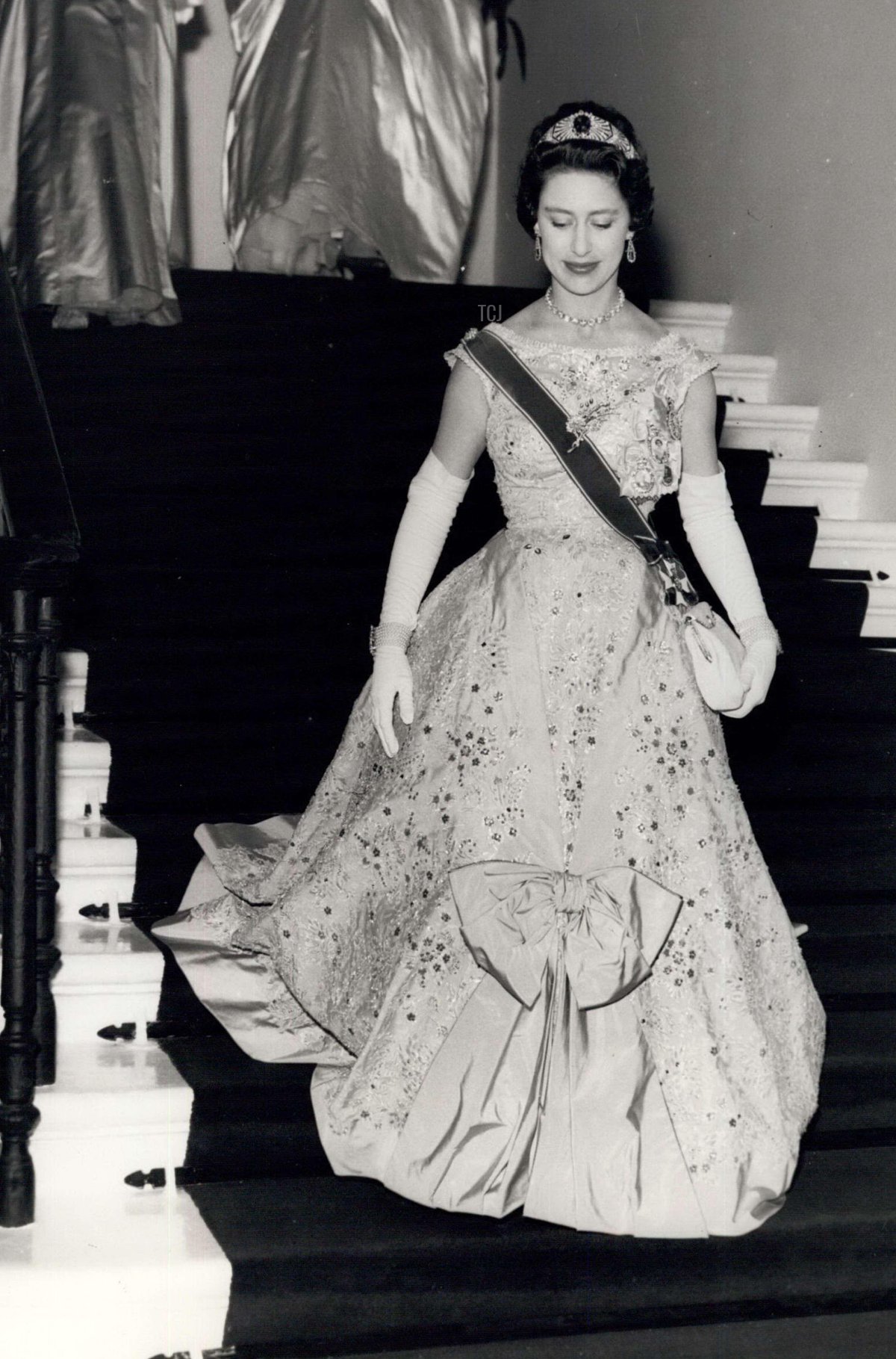 Apr. 25, 1958 - Princess Margaret's West Indies Tour. Attends Dinner At Port Of Spain
