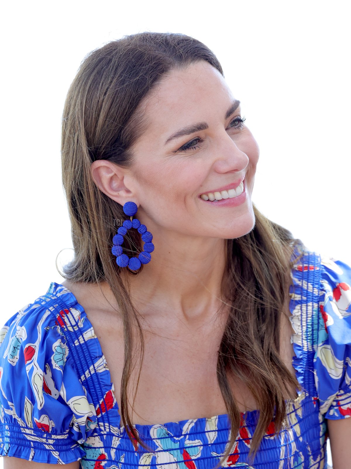 Catherine, Duchess of Cambridge during a traditional Garifuna festival on the second day of a Platinum Jubilee Royal Tour of the Caribbean on March 20, 2022 in Hopkins, Belize