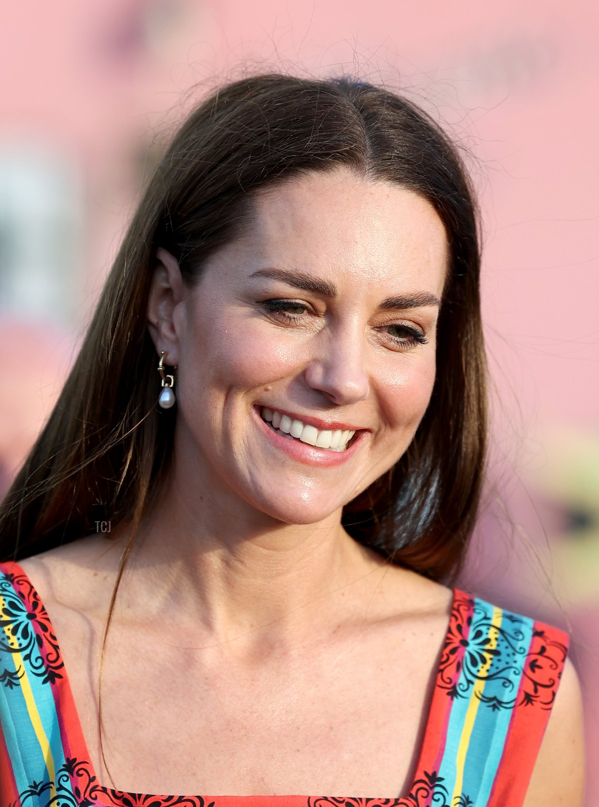 Catherine, Duchess of Cambridge visits Trench Town on day four of the Platinum Jubilee Royal Tour of the Caribbean on March 22, 2022 in Kingston, Jamaica