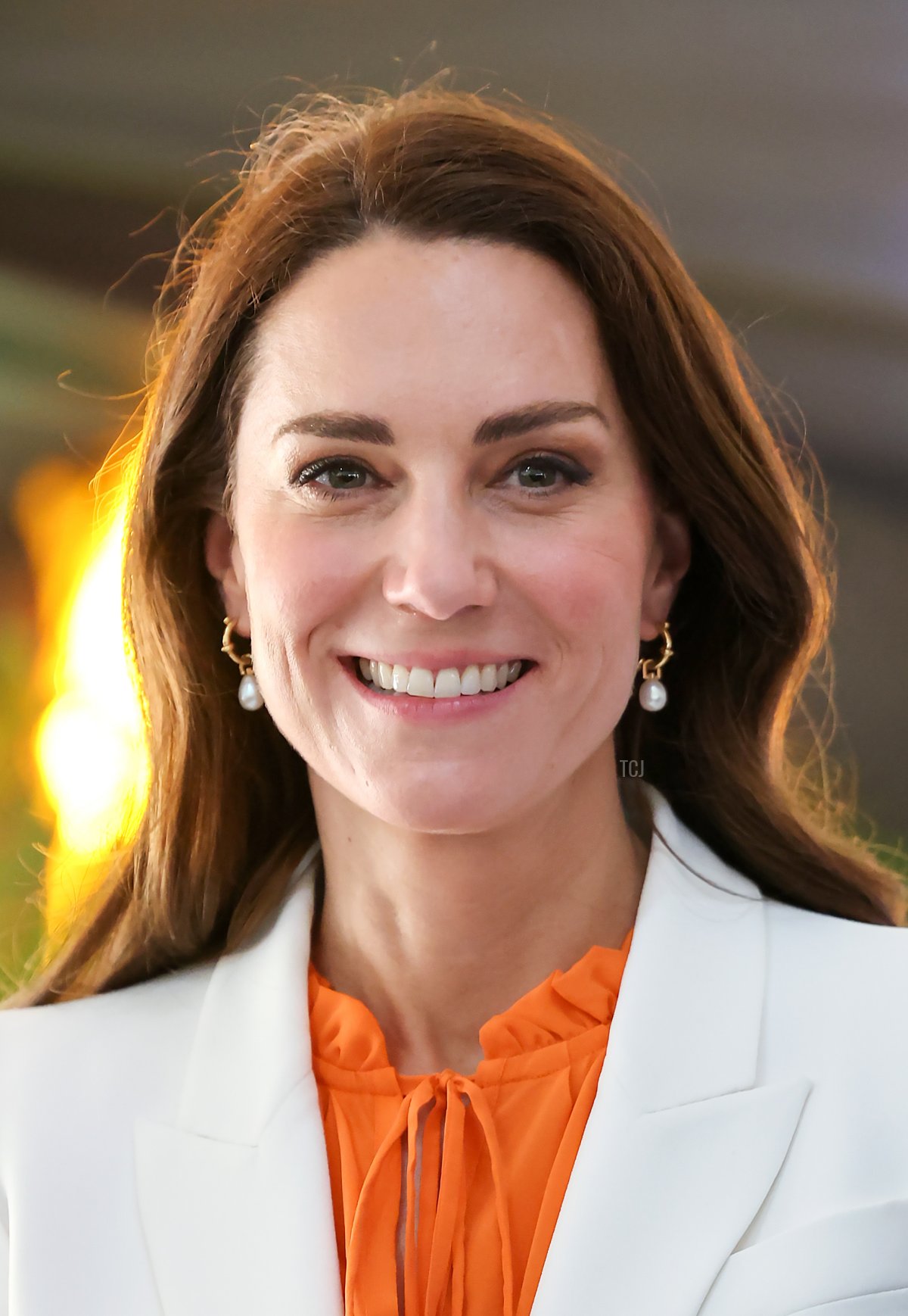 Catherine, Duchess of Cambridge during a visit to Spanish Town Hospital on March 23, 2022 in Spanish Town, Jamaica