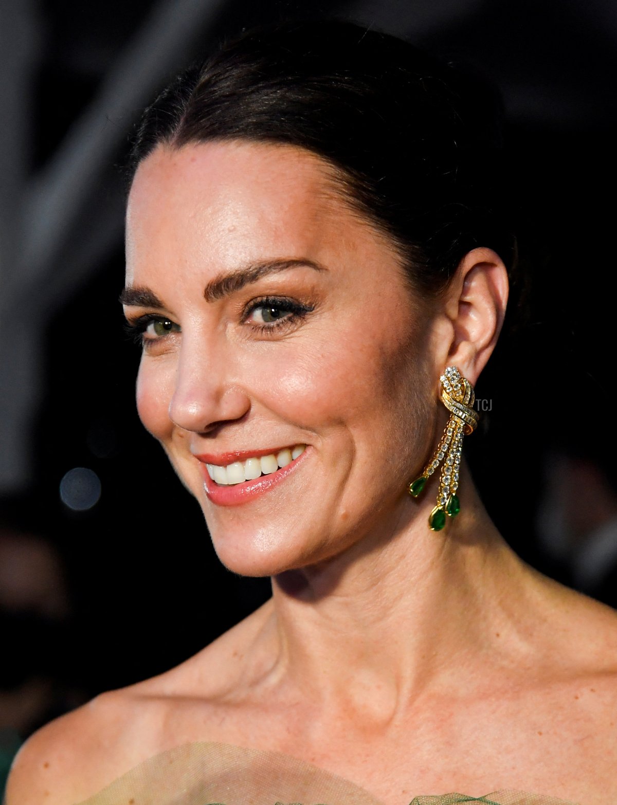 Catherine, Duchess of Cambridge attends a dinner hosted by the Governor General of Jamaica at King's House on March 23, 2022 in Kingston, Jamaica