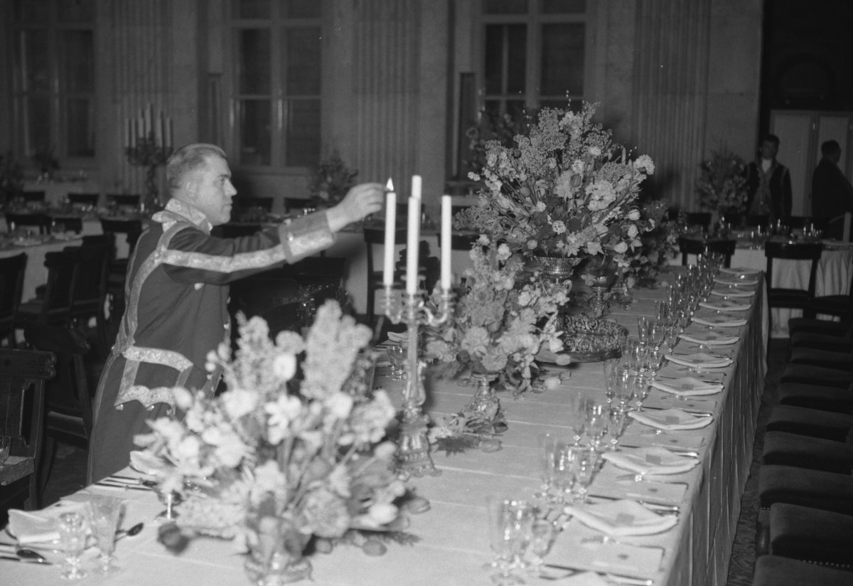 British state visit to the Netherlands, 25 Mar 1958