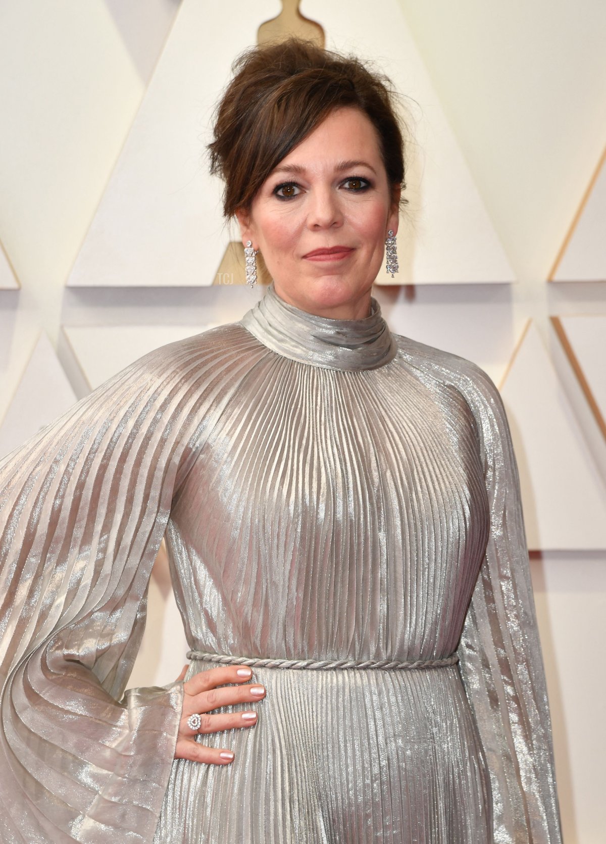 British actress Olivia Colman attends the 94th Oscars at the Dolby Theatre in Hollywood, California on March 27, 2022