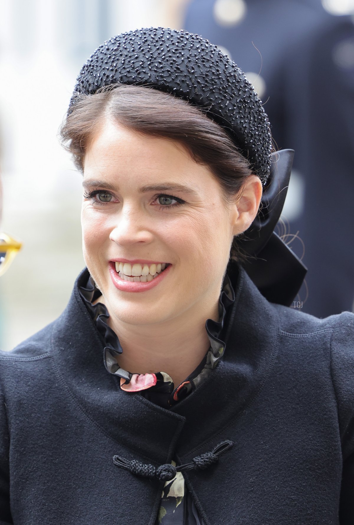 Princess Eugenie of York attends the memorial service for the Duke Of Edinburgh at Westminster Abbey on March 29, 2022 in London, England