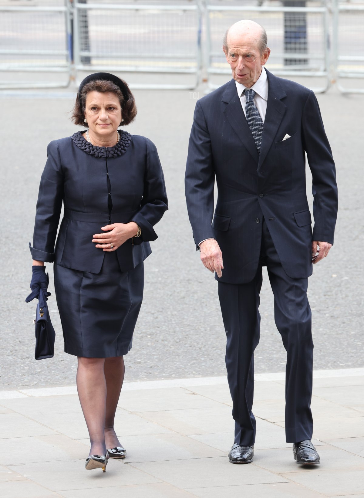 Prince Edward, Duke of Kent (R) attends the memorial service for the Duke Of Edinburgh at Westminster Abbey on March 29, 2022 in London, England
