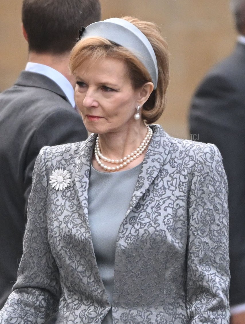 Margareta, Custodian of the Crown of Romania attends the Thanksgiving service for the Duke Of Edinburgh at Westminster Abbey on March 29, 2022 in London, England