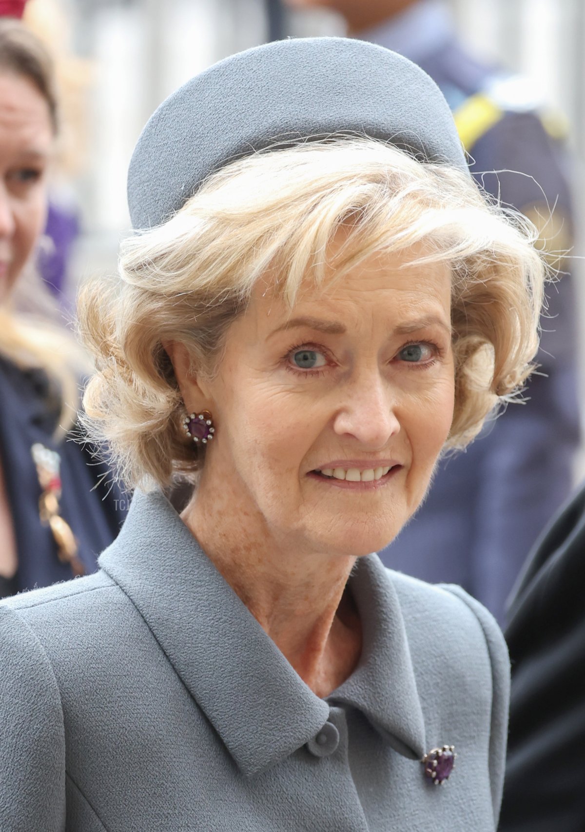Penelope Knatchbull, Countess Mountbatten of Burma attends the memorial service for the Duke Of Edinburgh at Westminster Abbey on March 29, 2022 in London, England