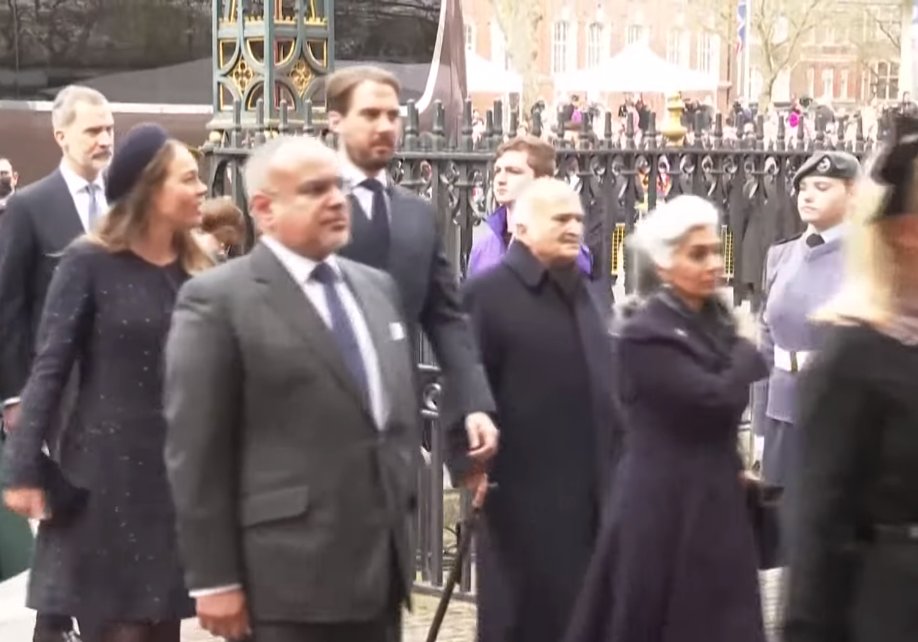 Royals arrive for the service of thanksgiving for the Duke of Edinburgh, 29 Mar 2022