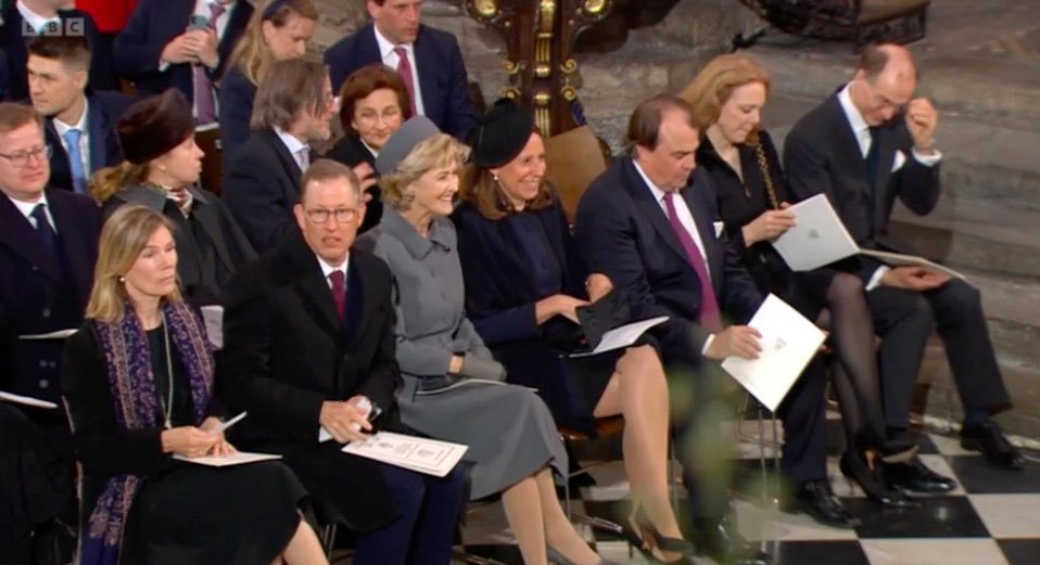 Foreign royals the service of thanksgiving for the Duke of Edinburgh, 29 Mar 2022