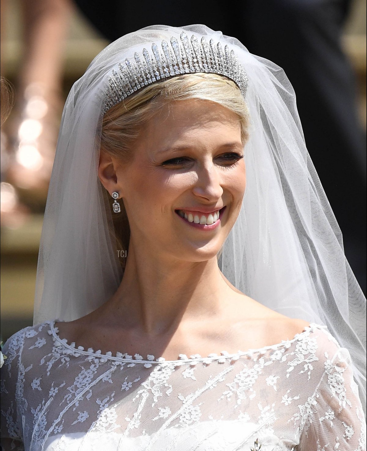 Lady Gabriella Windsor during her wedding to Thomas Kingston at St George's Chapel, Windsor Castle on May 18, 2019 in Windsor, England