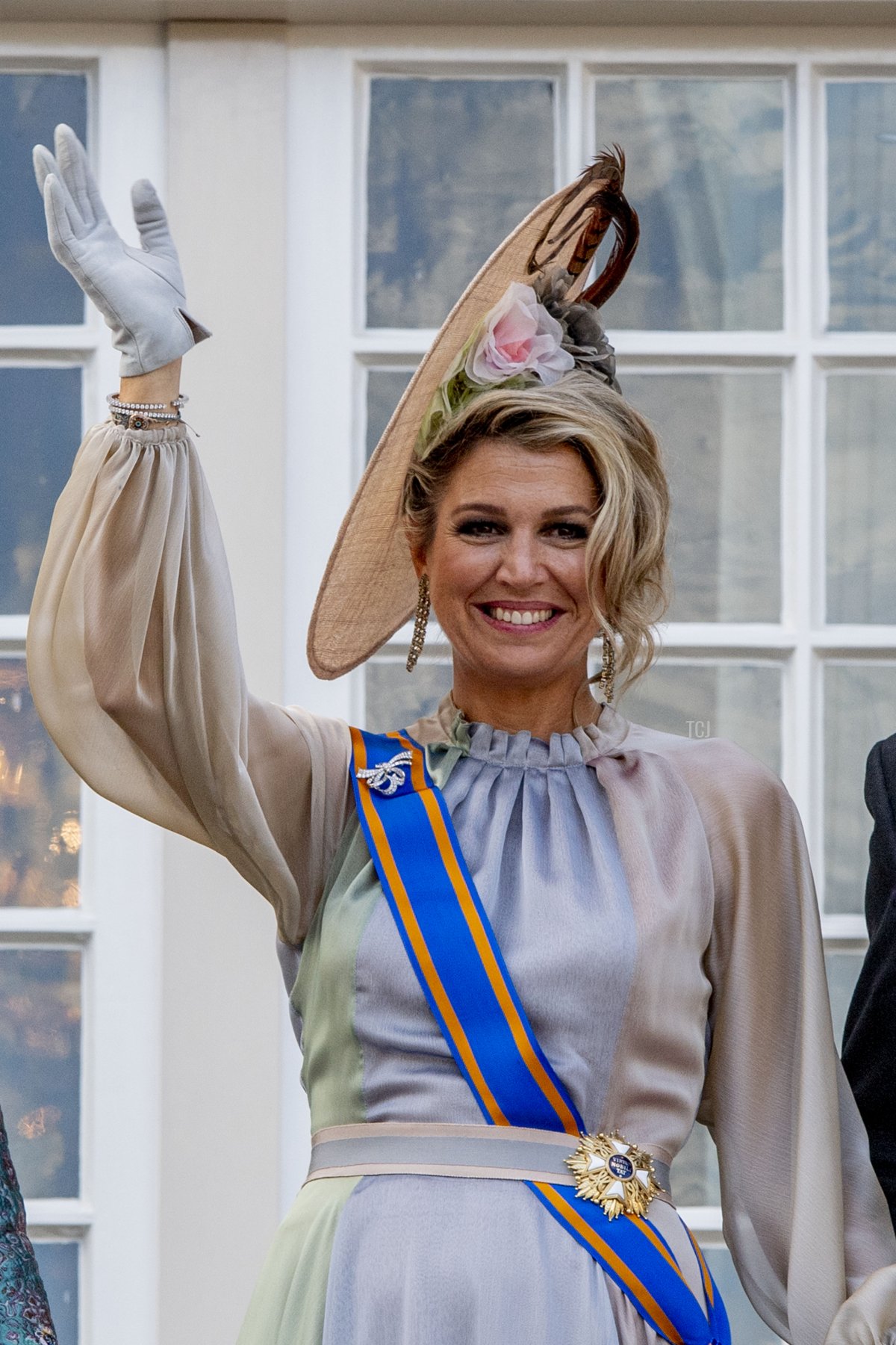 Queen Maxima of The Netherlands during the opening of the parliament year Prinsjesdag on September 18, 2018 in The Hague