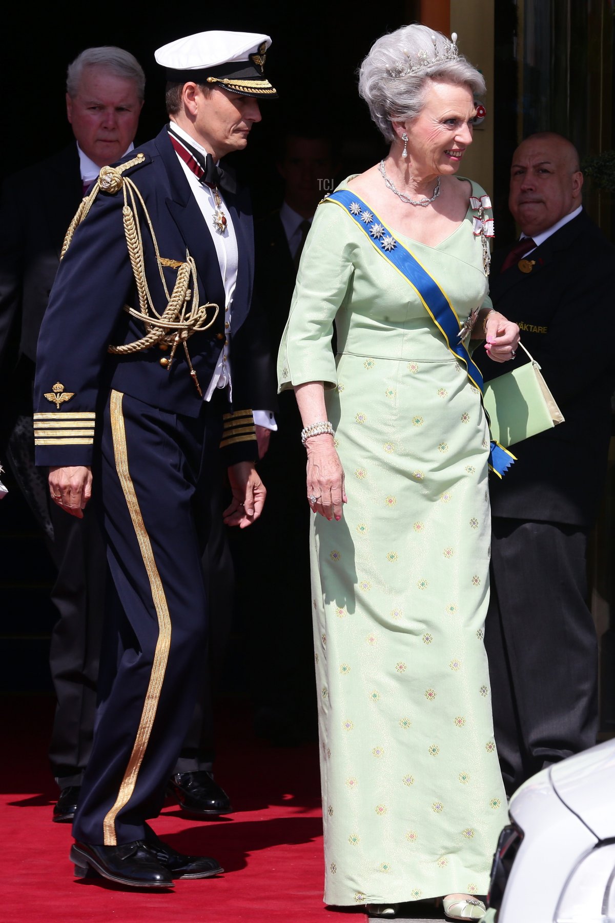 Princess Benedikte of Denmark attends the wedding of Princess Madeleine of Sweden and Christopher O'Neill hosted by King Carl Gustaf XIV and Queen Silvia at The Royal Palace on June 8, 2013 in Stockholm, Sweden