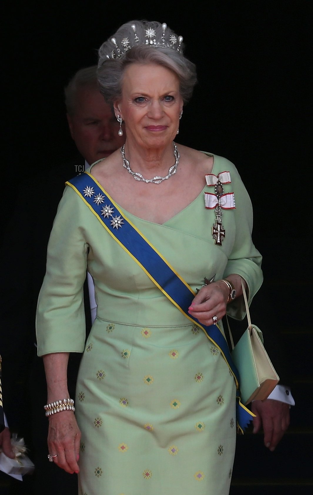 Princess Benedikte of Denmark attends the wedding of Princess Madeleine of Sweden and Christopher O'Neill hosted by King Carl Gustaf XIV and Queen Silvia at The Royal Palace on June 8, 2013 in Stockholm, Sweden