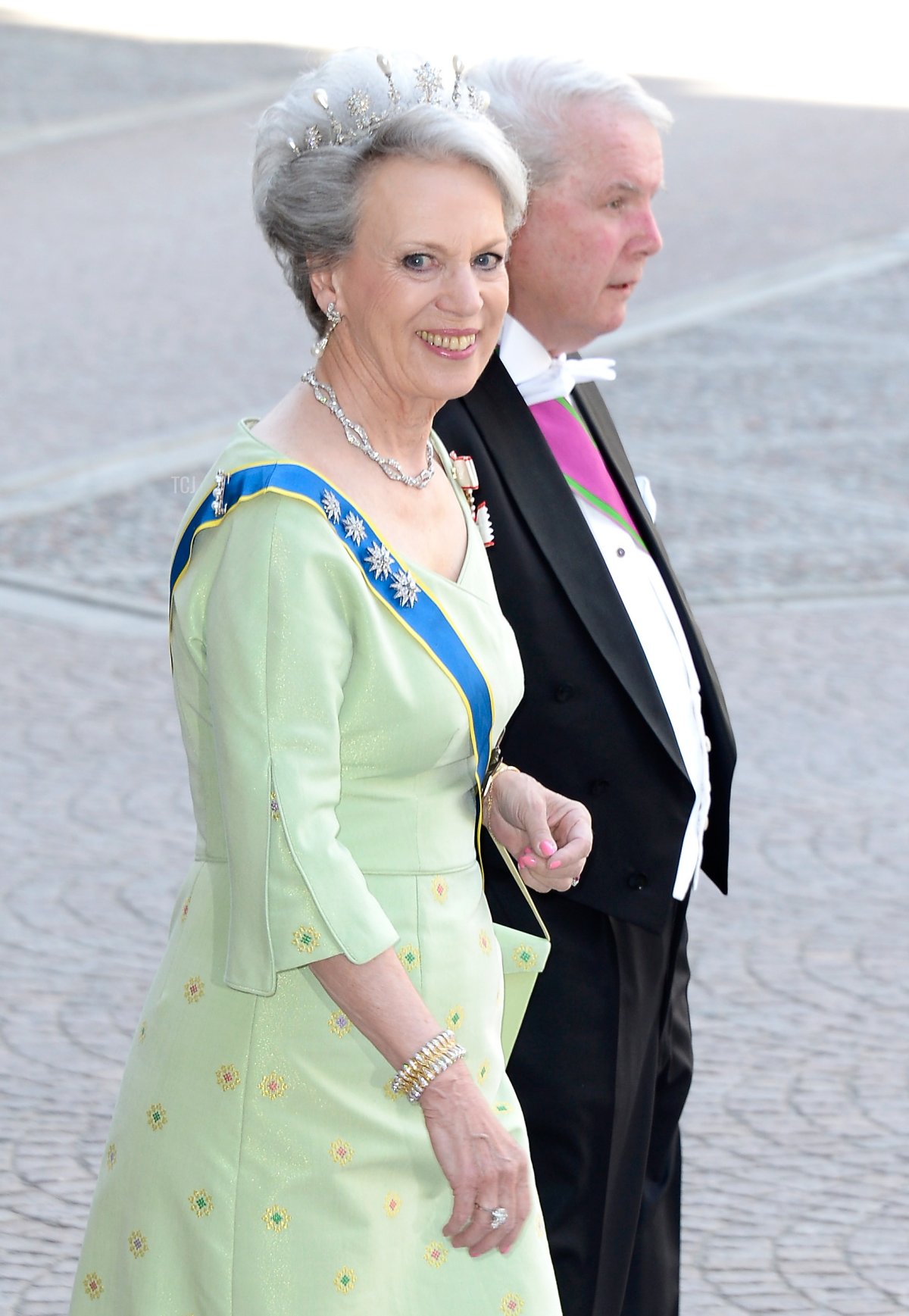 Princess Benedikte of Denmark attends the wedding of Princess Madeleine of Sweden and Christopher O'Neill hosted by King Carl Gustaf XIV and Queen Silvia at The Royal Palace on June 8, 2013 in Stockholm, Sweden