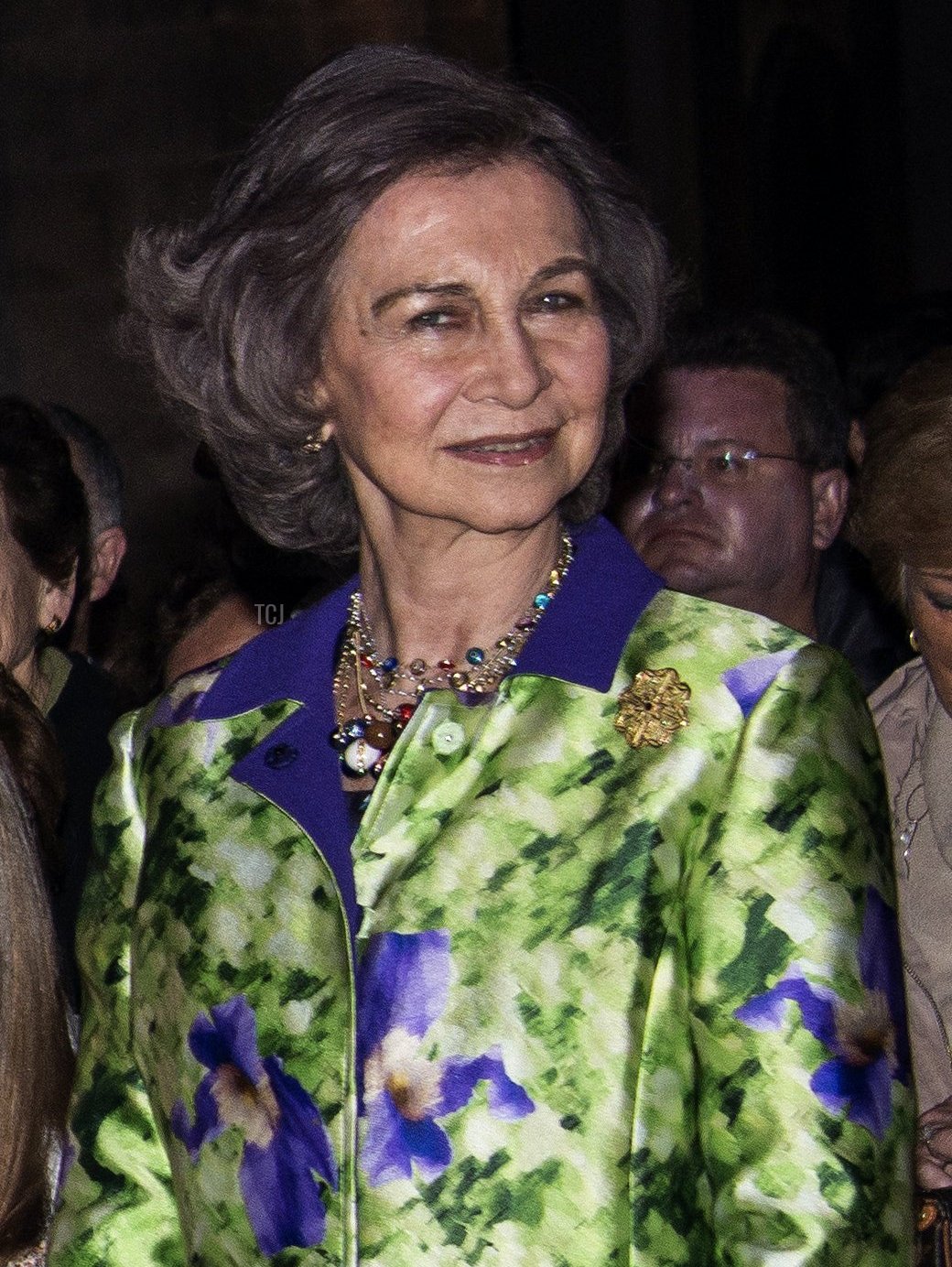 Princess Sofia of Spain and Queen Sofia of Spain attend the Easter Mass at the Cathedral of Palma de Mallorca on March 27, 2016 in Palma de Mallorca, Spain