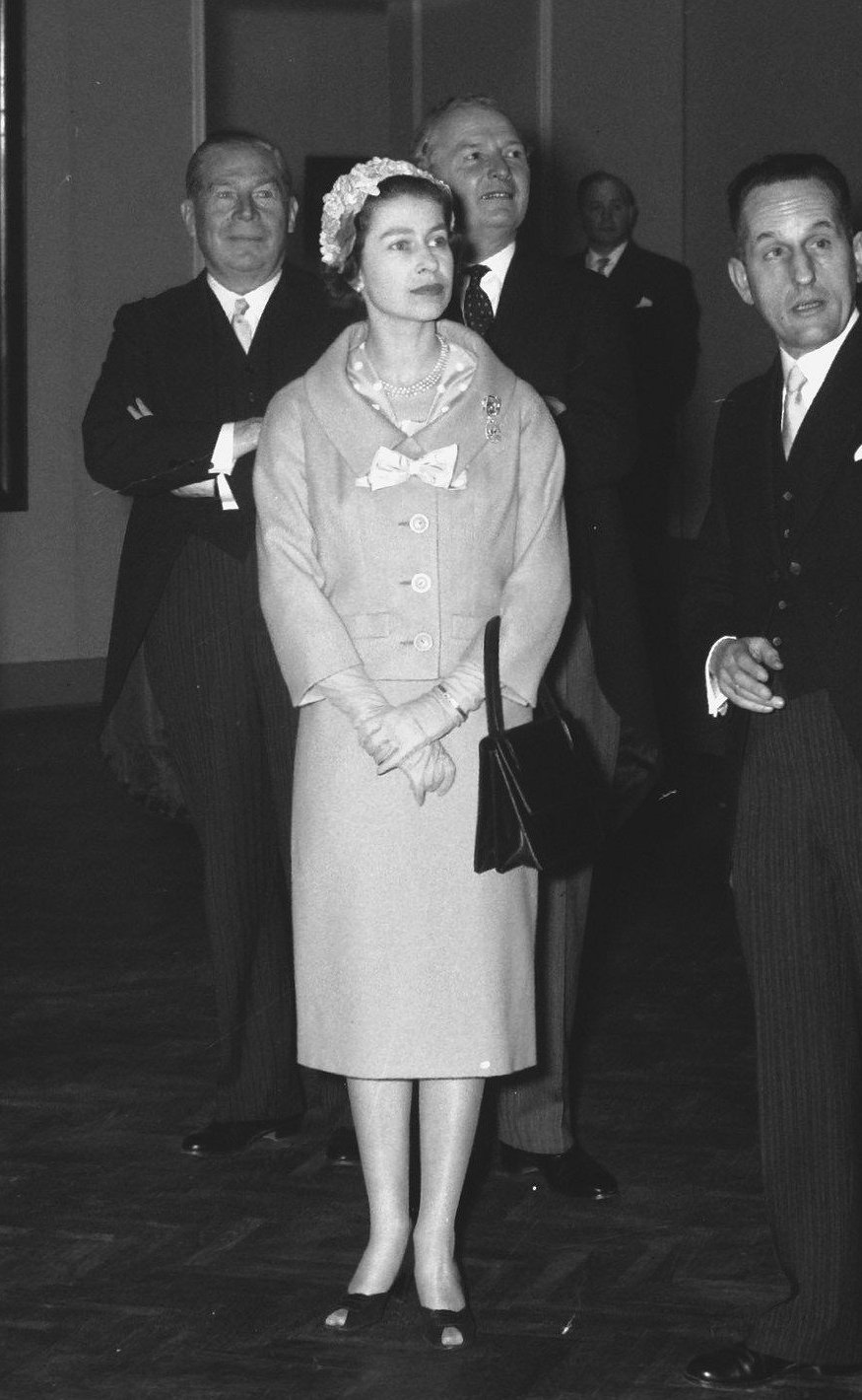 Queen Elizabeth II at the Rijksmuseum in Amsterdam, March 1958