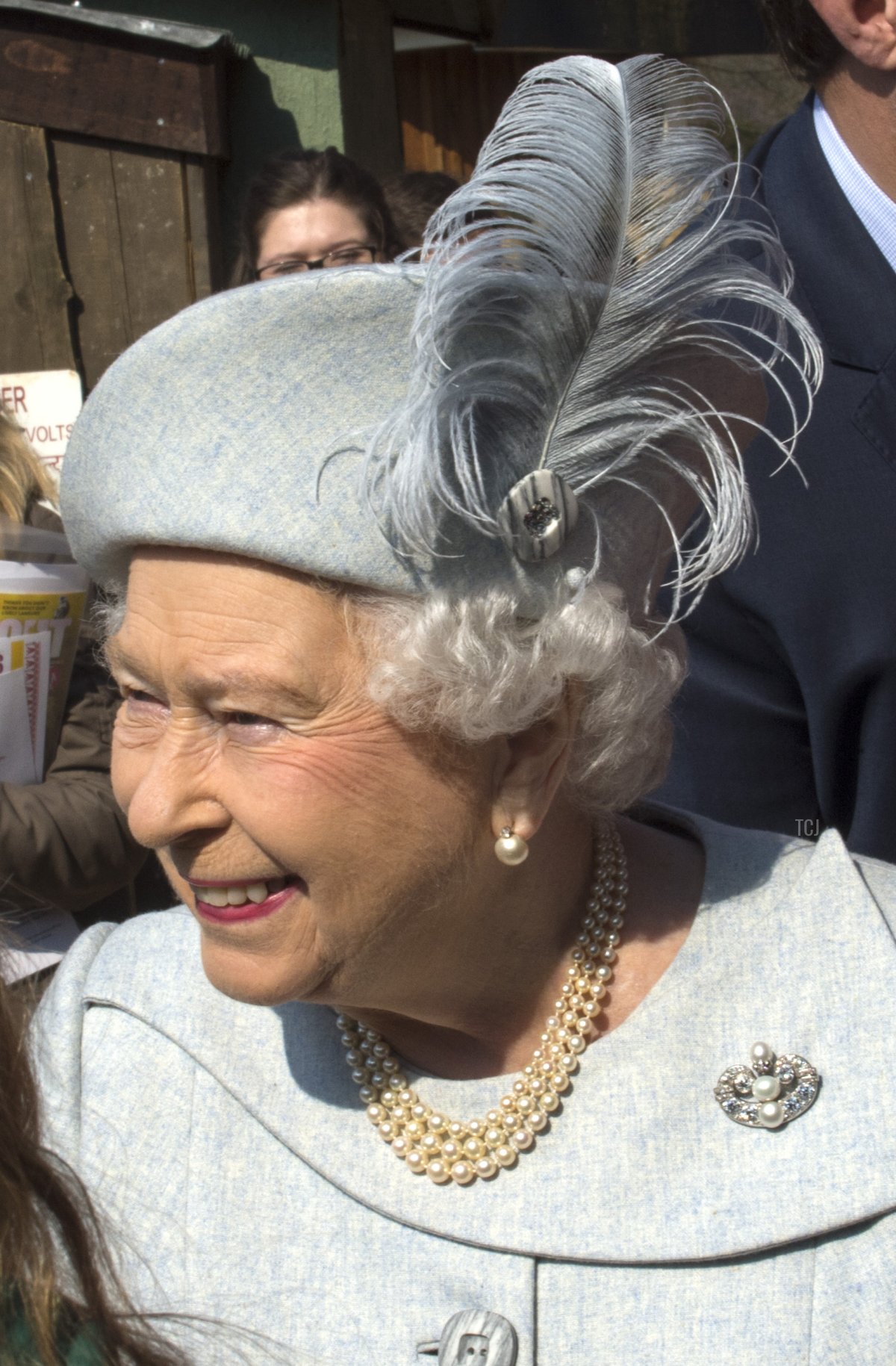 Queen Elizabeth II accompanied by Prince Philip, Duke of Edinburgh, officially opens the Land of the Lions exhibit at London Zoo on March 17, 2016 in London, England