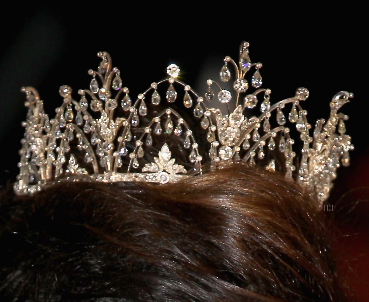 Alexandra Countess of Frederiksborg arrives for a Gala Performance at the DR Concert Hall to celebrate Queen Margrethe II of Denmark's 40 years on the throne at City Hall on January 14, 2012 in Copenhagen, Denmark