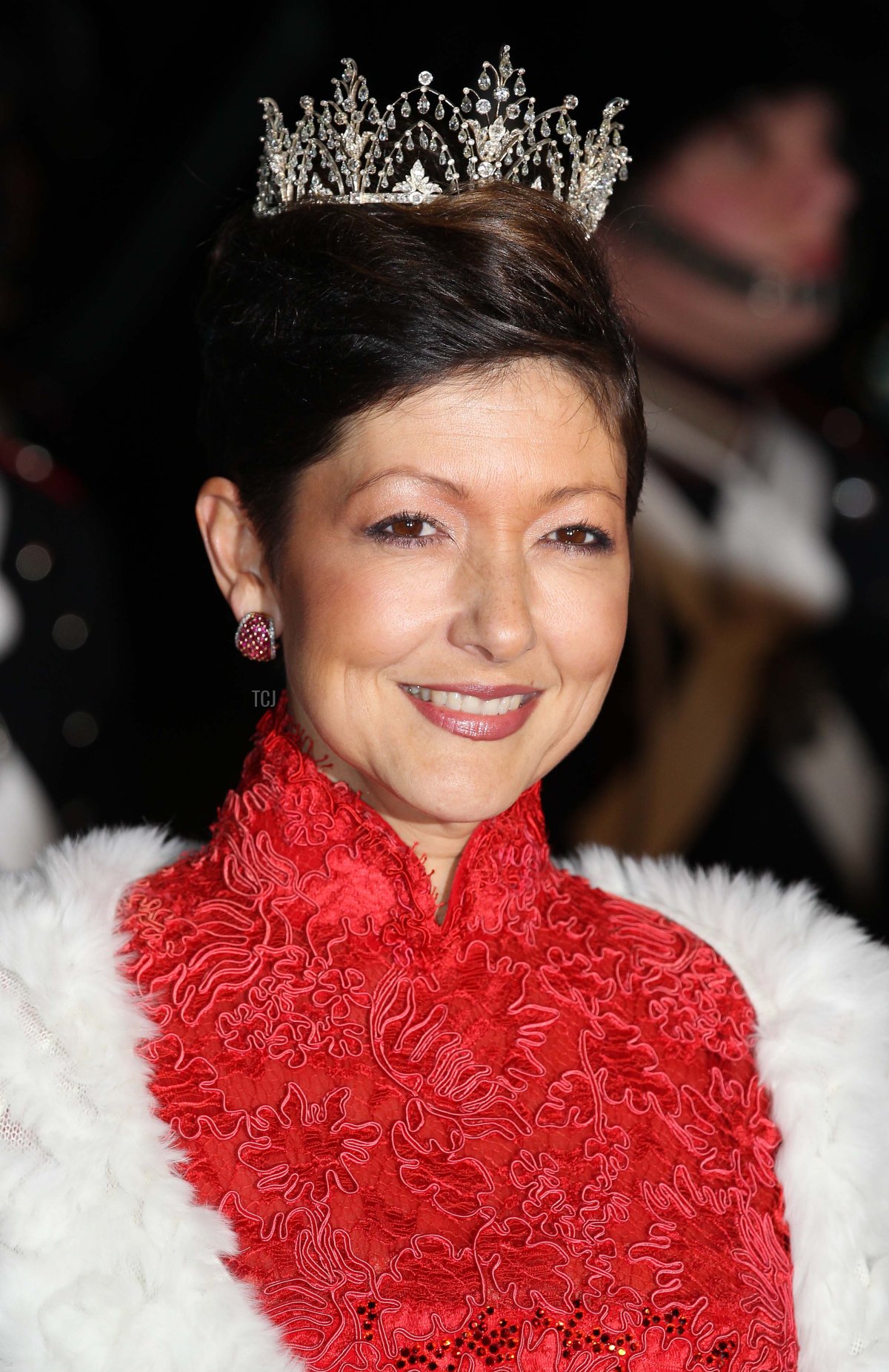 Alexandra Countess of Frederiksborg arrives for a Gala Performance at the DR Concert Hall to celebrate Queen Margrethe II of Denmark's 40 years on the throne at City Hall on January 14, 2012 in Copenhagen, Denmark