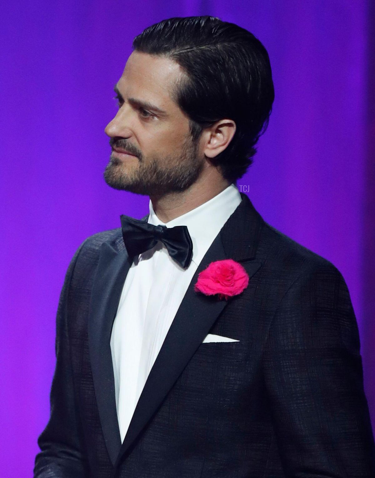 Princess Sofia and Prince Carl Philip hand out an award during the QX Gay Gala at Cirkus in Stockholm, Sweden, April 25, 2022